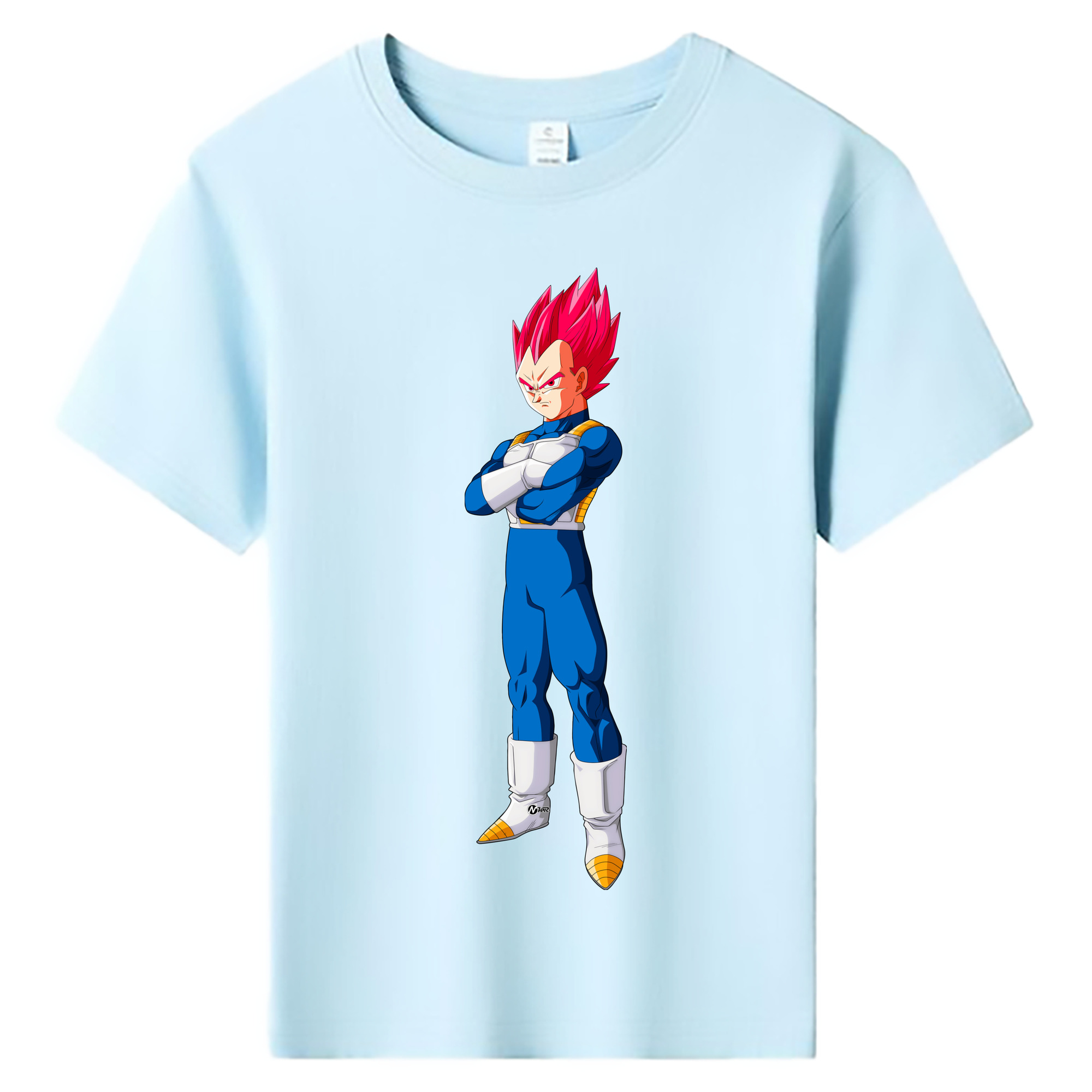 （画像用） ドラゴンボール ベジータ四世（Bejīta Yonsei）DRAGON BALL Vegeta IV 綿100％キッズTシャツ（フロントプリント）
